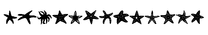 Starfish Summer Collection FONT