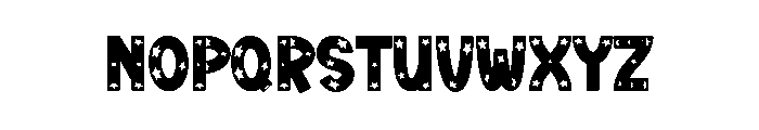 Starhome Font UPPERCASE