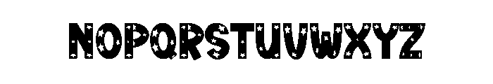 Starhome Font LOWERCASE