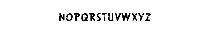 Starkids Font UPPERCASE