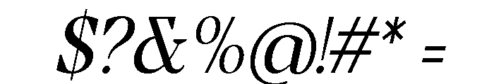 Starlight Branch Italic Font OTHER CHARS