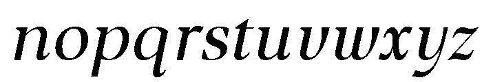 Starlight Branch Italic Font LOWERCASE