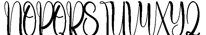 Starlight Holiday Font UPPERCASE
