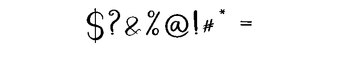 Starlight Member Font OTHER CHARS