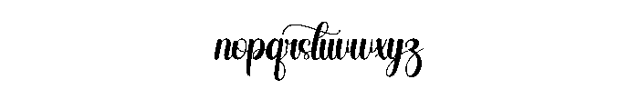 Starlight Member Font LOWERCASE