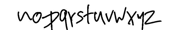 Starlightgraced Font LOWERCASE