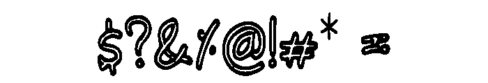 Starlite_Deco Font OTHER CHARS