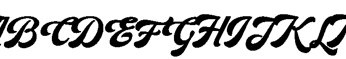 Starlone Script Font UPPERCASE