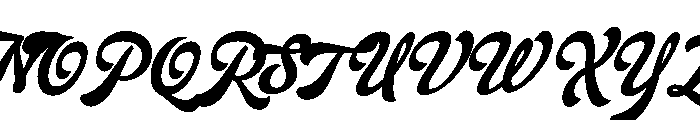 Starlone Script Font UPPERCASE