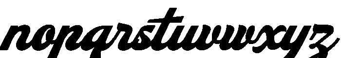 Starlone Script Font LOWERCASE