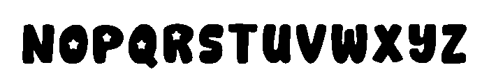 Starpop Regular Font UPPERCASE