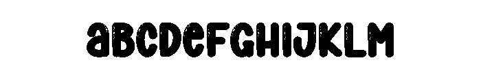 Stars Bubble Font UPPERCASE