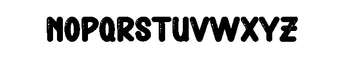 Stars Bubble Font UPPERCASE