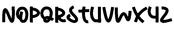 Stars Nights Font LOWERCASE