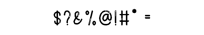 Stars Peace Font OTHER CHARS