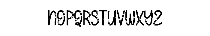 Stars Peace Font UPPERCASE