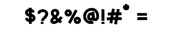 Stars Twinkle Font OTHER CHARS