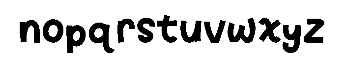 Stars Twinkle Font LOWERCASE