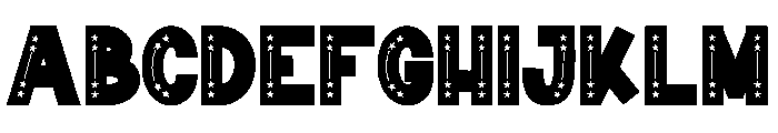 Stars Witches Font UPPERCASE