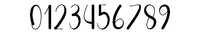 Stars Written Font OTHER CHARS