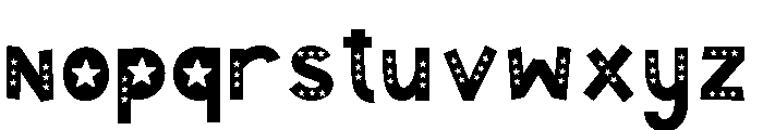 Starshine Display Font LOWERCASE