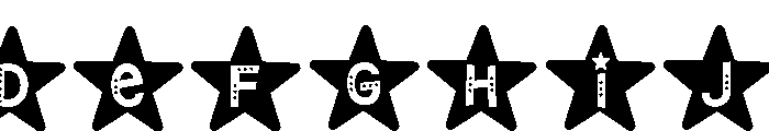 Starshine Monogram Font UPPERCASE