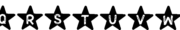 Starshine Monogram Font UPPERCASE