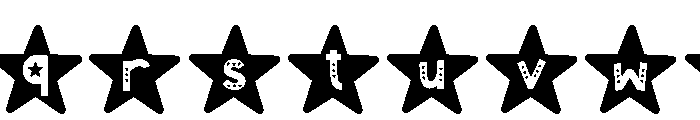 Starshine Monogram Font LOWERCASE