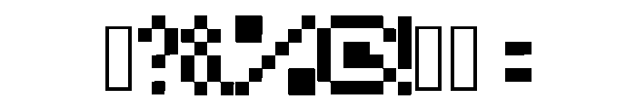 Start Game Regular Font OTHER CHARS