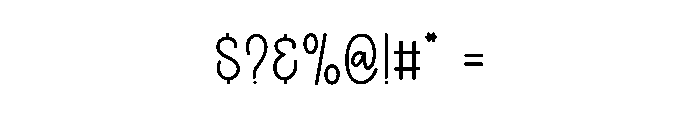 Start Writing Font OTHER CHARS
