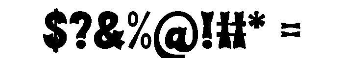 Static Bloom Regular Font OTHER CHARS