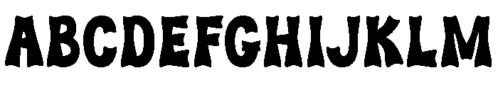 Static Bloom Regular Font UPPERCASE