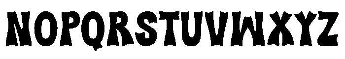Static Bloom Regular Font UPPERCASE