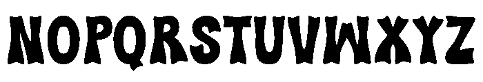 Static Bloom Regular Font LOWERCASE