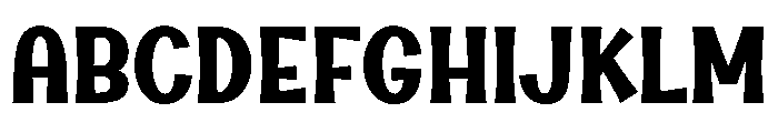 Static Swing Regular Font UPPERCASE
