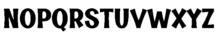 Static Swing Regular Font UPPERCASE