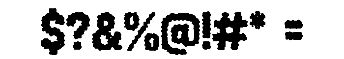 Static Font OTHER CHARS