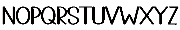 Stay Alphabet Font UPPERCASE