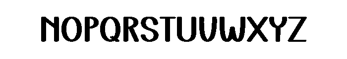 Stay Back Font UPPERCASE