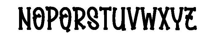 Stay Behind Font UPPERCASE