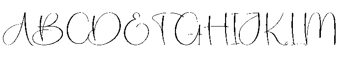 Stay Birthday Font UPPERCASE