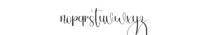 Stay Birthday Font LOWERCASE