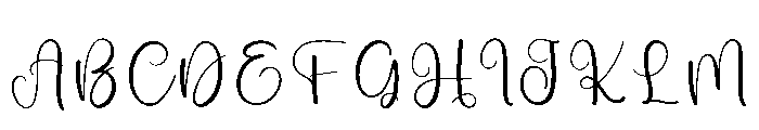 Stay Bride Font UPPERCASE