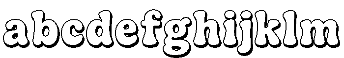 Stay Chunky Shadow FONT
