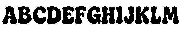 Stay Chunky Font UPPERCASE