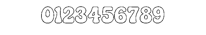 Stay Funky Outline Regular Font OTHER CHARS