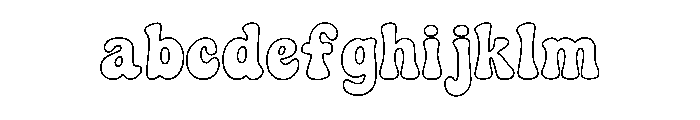 Stay Funky Outline Regular FONT