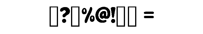 Stay Funky Regular Font OTHER CHARS