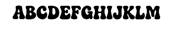 Stay Funky Regular Font UPPERCASE