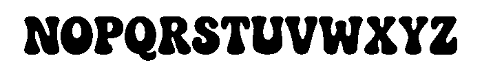 Stay Funky Regular Font UPPERCASE